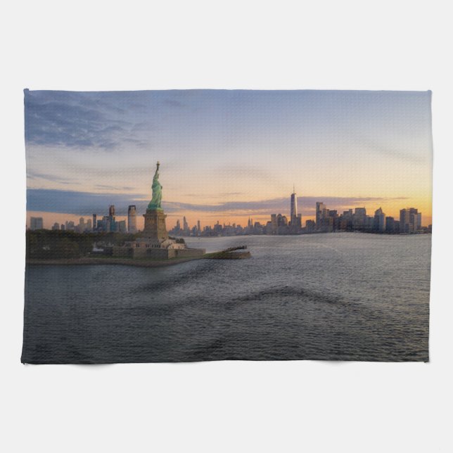 Monument | FRIHETSGUDINNAN NYC Kökshandduk (Horisontell)