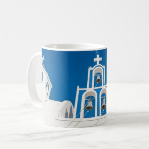 Monument Grekiska blå drakkyrkan Kaffemugg
