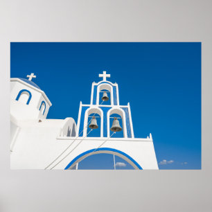 Monument   Grekiska blå drakkyrkan Poster