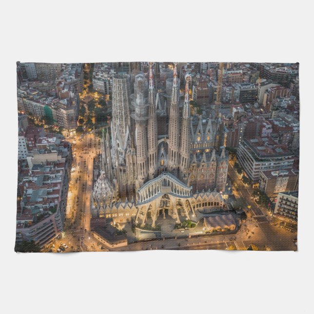 Monument | La Sagrada Familia Kökshandduk (Horisontell)