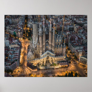 Monument La Sagrada Familia Poster
