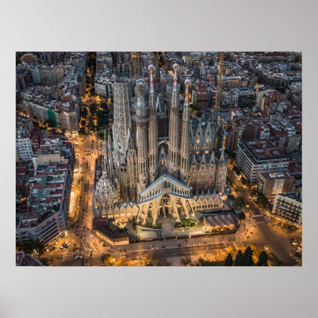 Monument | La Sagrada Familia Poster (Framsidan)