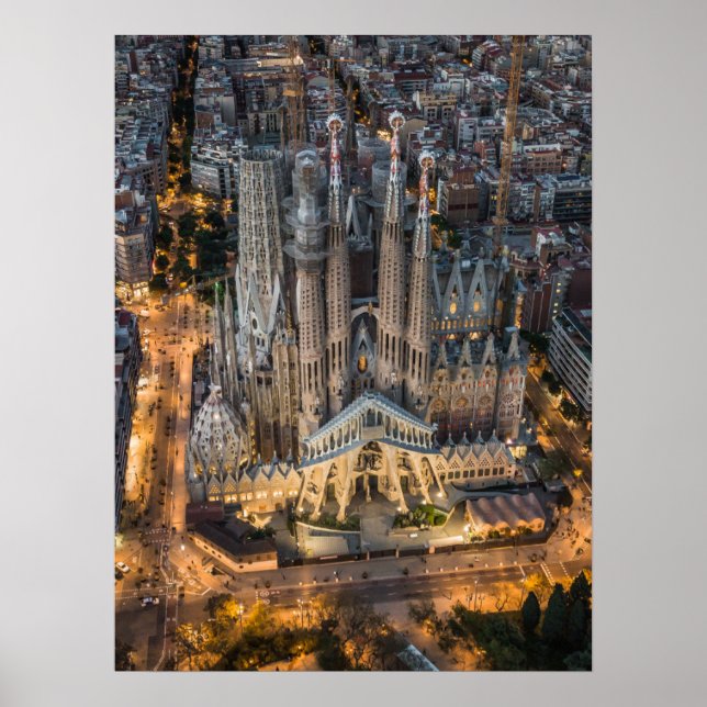 Monument | La Sagrada Familia Poster (Framsidan)