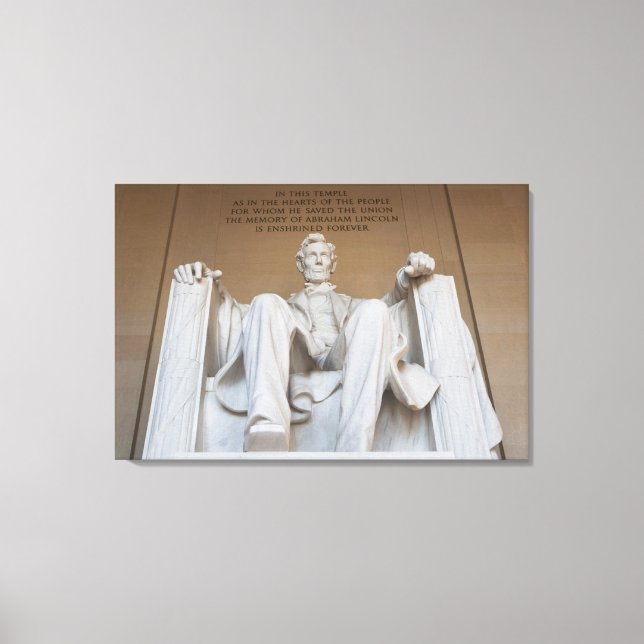 Monument | Lincoln Memorial Canvastryck (Framsida)