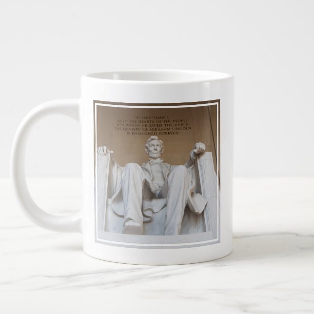 Monument | Lincoln Memorial Jumbo Mugg (Vänster)