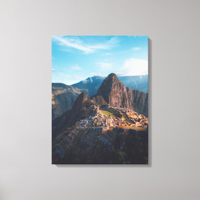 Monument | Machu Picchu, Peru Canvastryck (Framsida)