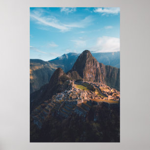 Monument Machu Picchu, Peru Poster