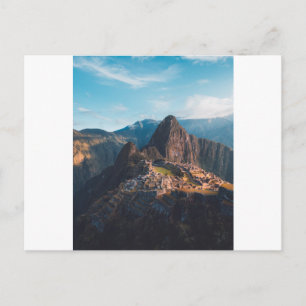 Monument Machu Picchu, Peru Vykort