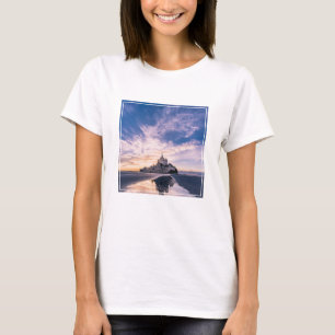 Monument Mont Saint-Michel, Normandie Frankrike T Shirt