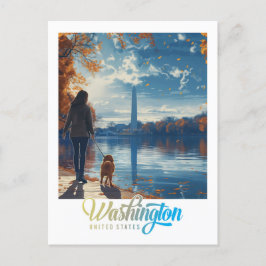 Monument och historia: Washington DC Vykort