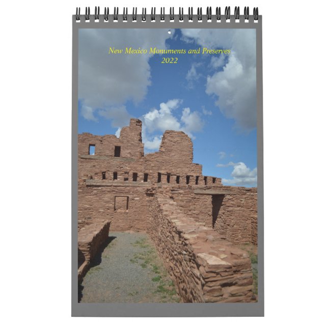 Monument och konservering i new mexico kalender (Omslag)