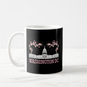Monument över Blommarna i Washington Dc Cherry Kaffemugg