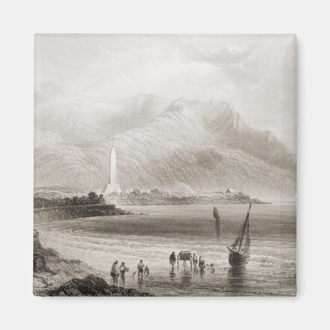 Monument över general Ross at Rosstrevor Magnet (Framsidan)