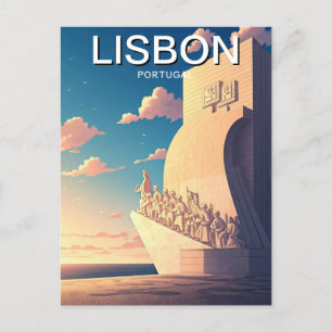 Monument över upptäckter i Lissabon Vykort
