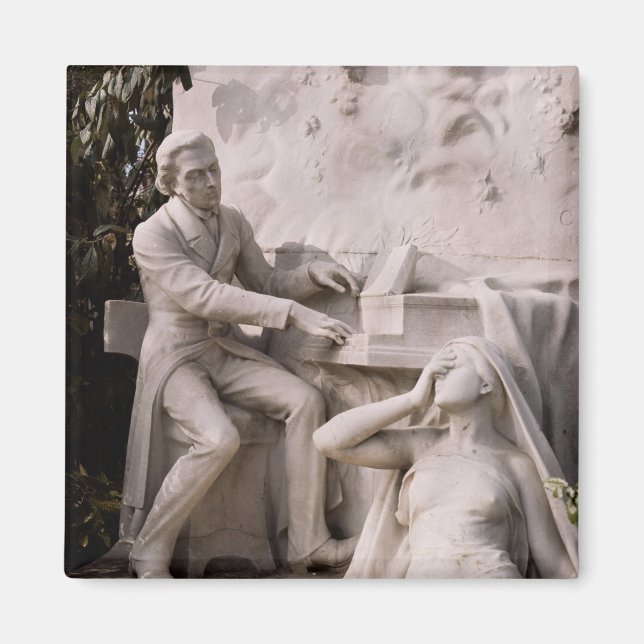 Monument på Frederic Chopin Magnet (Framsidan)