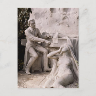 Monument på Frederic Chopin Vykort