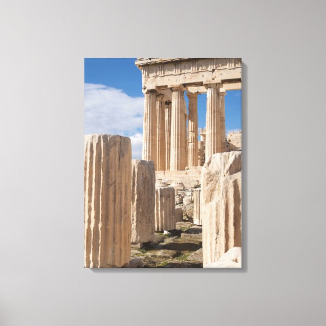 Monument | Parthenon Acropolis Aten Grekland Canvastryck (Framsida)