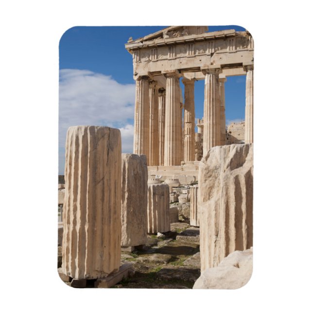 Monument | Parthenon Acropolis Aten Grekland Magnet (Vertikal)