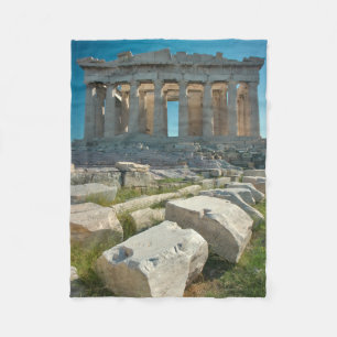 Monument Parthenon Aten, Grekland Fleecefilt