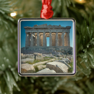 Monument Parthenon Aten, Grekland Julgransprydnad Metall