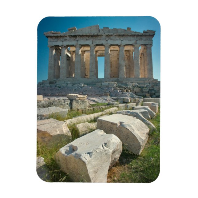 Monument | Parthenon Aten, Grekland Magnet (Vertikal)