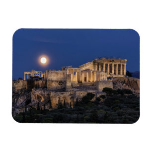 Monument Parthenon Aten, Grekland Magnet
