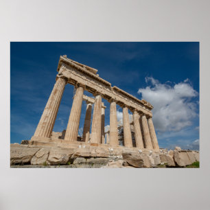 Monument Parthenon, Grekland Poster