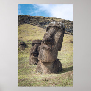 Monument Påsk, Chile Poster