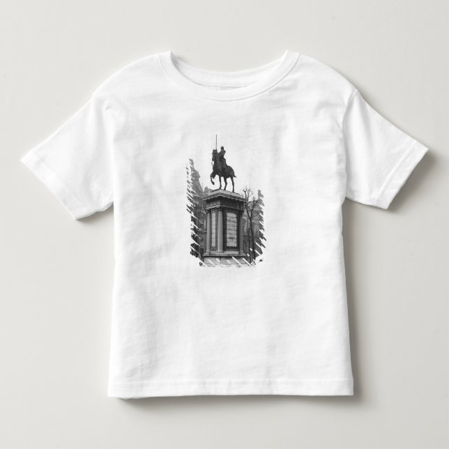 Monument som är hängiven till General Lafayette Tee Shirt (Framsida)
