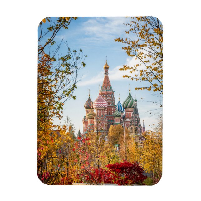Monument | St. Basil's Cathedral Moskva Magnet (Vertikal)