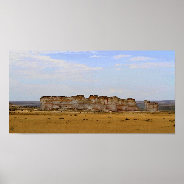 Monument Sten i Westerna Kansas Poster (Framsidan)