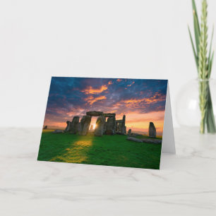 Monument Stonhenge, England Kort