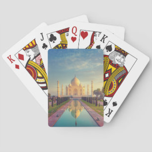 Monument   Taj Mahal Färg Casinokort