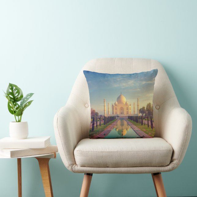 Monument | Taj Mahal Färg Kudde (Stol)