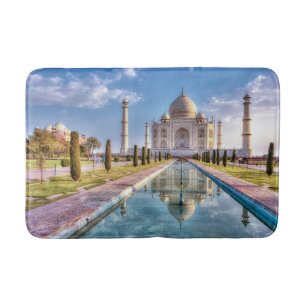 Monument Taj Mahal Sunrise Badrumsmatta