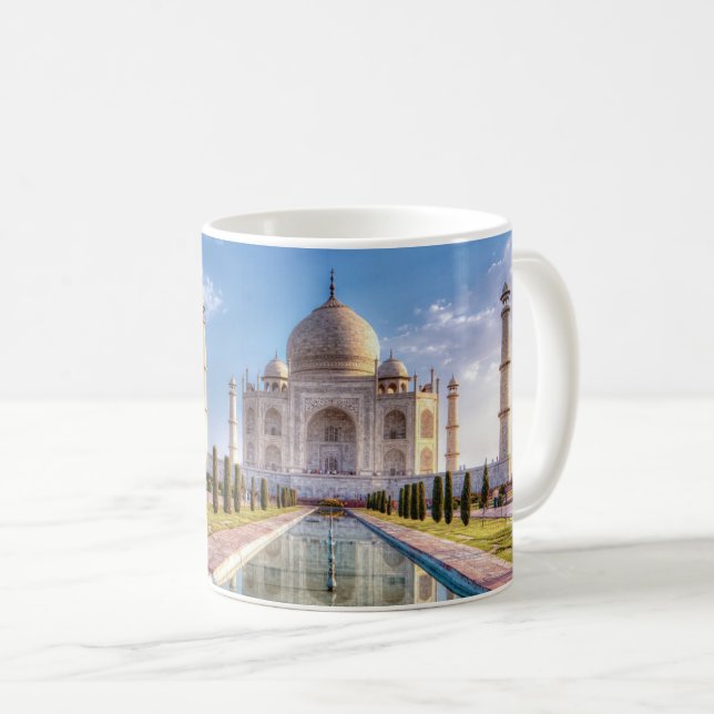 Monument | Taj Mahal Sunrise Kaffemugg (Framsida höger)