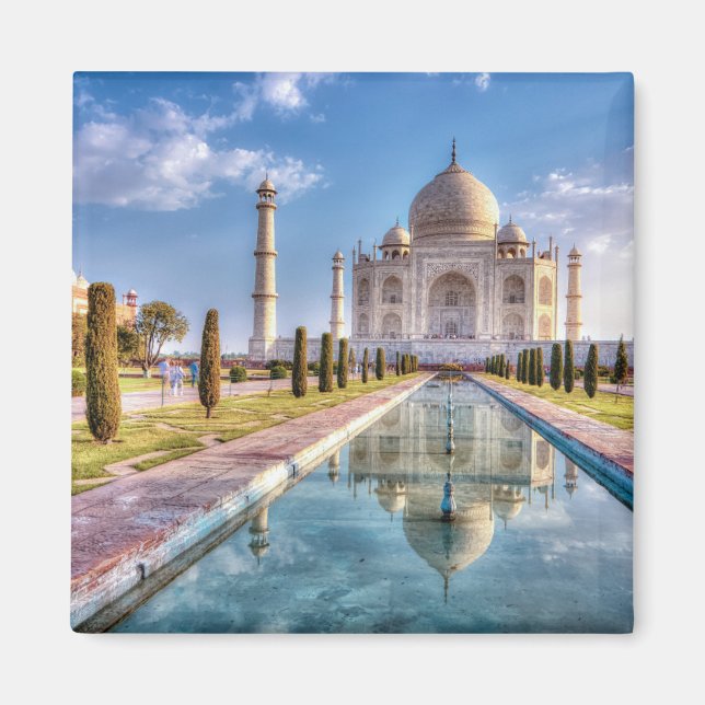 Monument | Taj Mahal Sunrise Magnet (Framsidan)