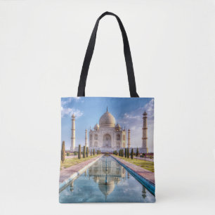 Monument Taj Mahal Sunrise Tygkasse