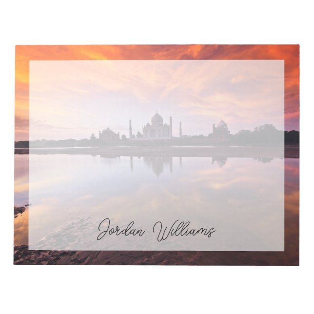 Monument | Taj Mahal Sunset Anteckningsblock (Framsida)