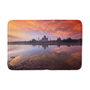 Monument Taj Mahal Sunset Badrumsmatta