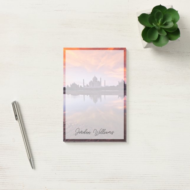 Monument | Taj Mahal Sunset Post-it Block (Kontor)