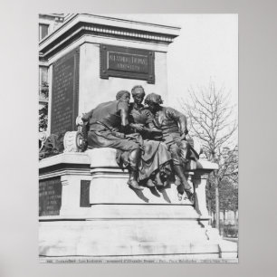 Monument till Alexandre Dumas Pere Poster