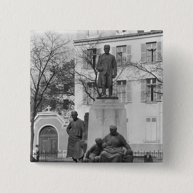 Monument till Emile Zola Knapp (Framsida)