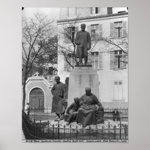Monument till Emile Zola Poster