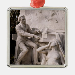 Monument till Frederic Chopin Julgransprydnad Metall