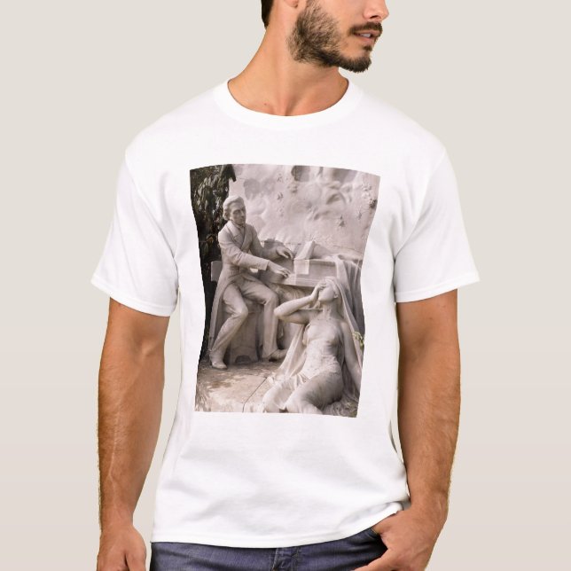 Monument till Frederic Chopin Tee Shirt (Framsida)