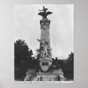Monument till Leon Gambetta 2 Poster