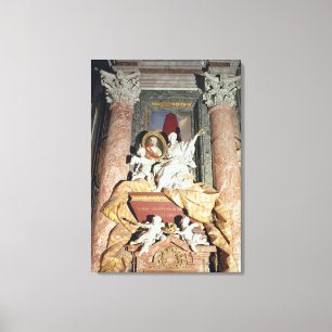 Monument till Maria Clementina Sobieska 1739 Canvastryck