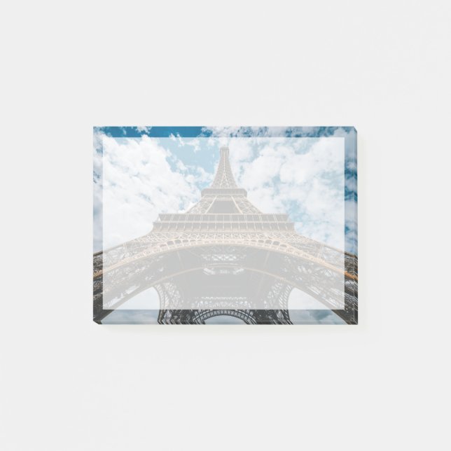 Monument | Tittar upp i Eiffel Torn Post-it Block (Framsida)