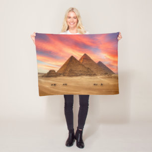 Monument Underbara pyramider Fleecefilt